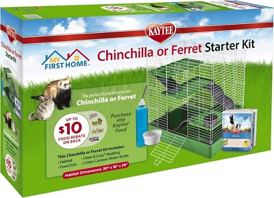 #ad Kaytee My First Home Starter Kit Habitat for Pet Ferrets or Chinchillas™ $95.50