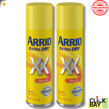 Arrid Extra Dry XX Regular Antiperspirant Deodorant, 6 oz Pack of 2 .