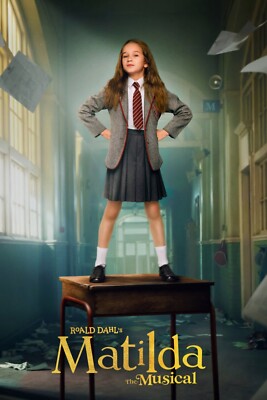 Matilda the Musical Film Poster 2022 Druckfilm A4 A3 A2 A1 Maxi 1156