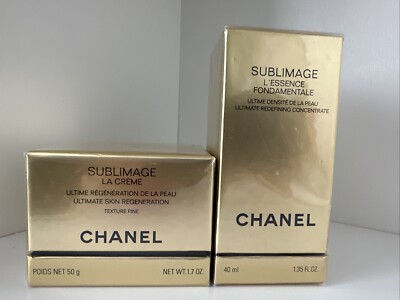 Set 2tlg. Chanel Sublimage La Creme texture fine, L essence Fondamentale