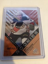 2016-17 SP GAME USED NICK SORENSEN ORANGE RAINBOW DRAFT YEAR RC #87/113 DUCKS