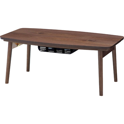 Folding Kotatsu Table Electric Heater Assembled Wooden NEW ELFI-120WAL Azumaya