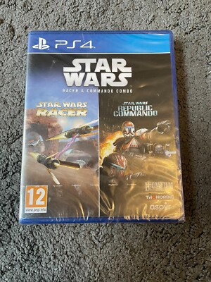 Star Wars Racer and Commando Combo ''Neu & Sealed'' Playstation PS4