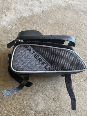 WATERFLY Bike Frame Bag Waterproof Bike Phone Mount Handlebar with