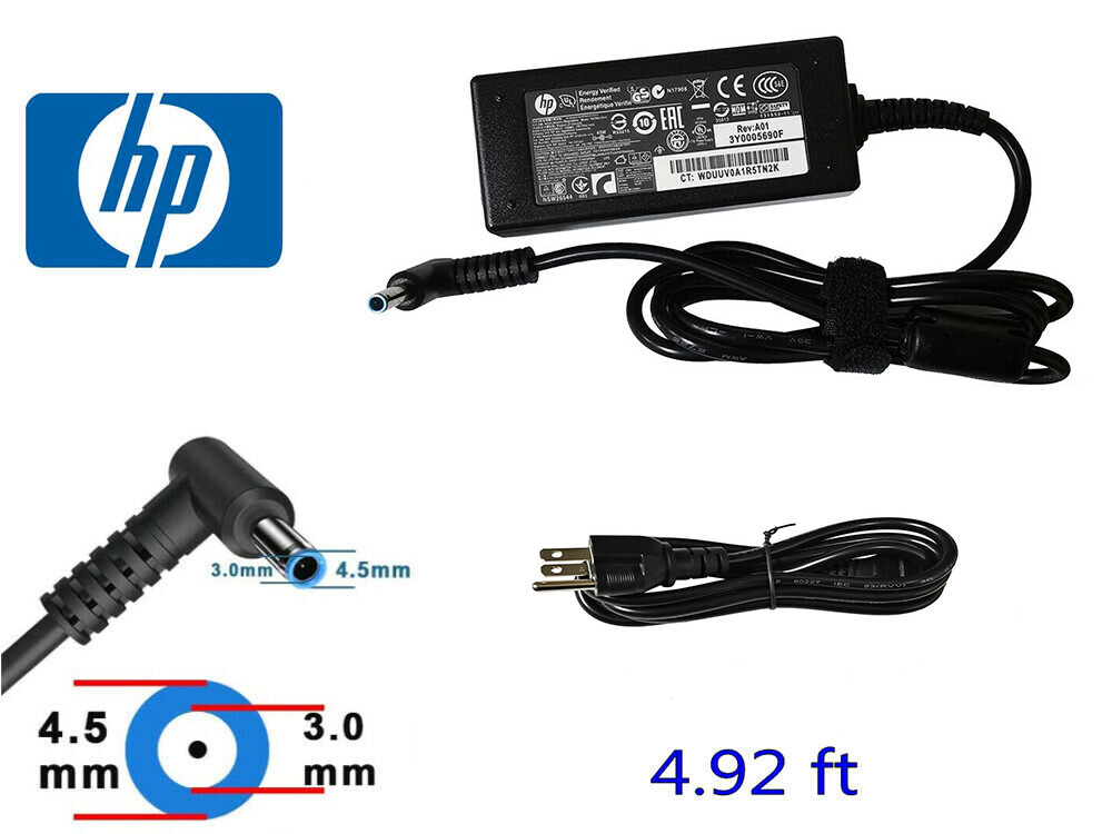 Alimentatore Per HP Caricabatterie 45W AC Adapter Laptop Charger - Foto 5