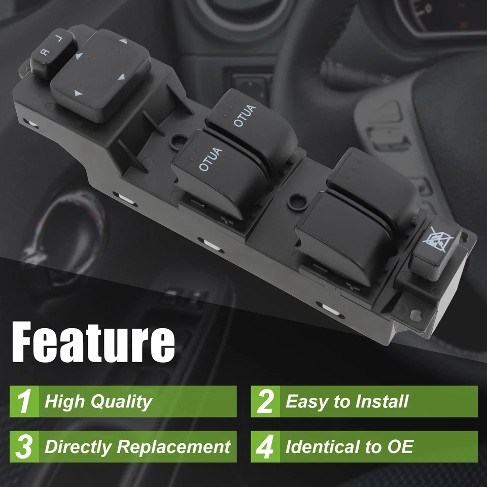 Interruptor de ventana eléctrica para Mazda CX-7 2007 2008 2009 2010 2011 2012 lado del conductor Foto 2 de 4