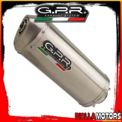 GPR SCHALLDÄMPFER SUZUKI GLADIUS 650 650 2008-2015 ZUGELASSEN SATINOX S.155.SAT