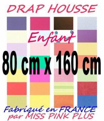drap housse 80x160