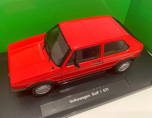 1/18 Welly Nex Volkswagen Golf Mk1 GTi in Red Mint in Original Box VW - Picture 2 of 2