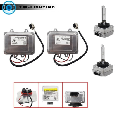 2Pcs For Cadillac Escalade 07-13 Xenon HID Headlight Ballast Igniter D1S Bulb