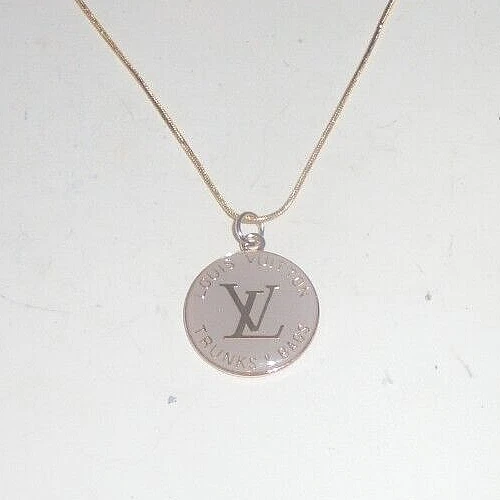 LOUIS VUITTON（LV） LOUIS VUITTON Ciondolo Oro Rosa Catena Charm Fob Alta Moda Casa di Moda LV