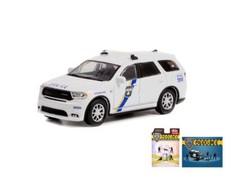 DIECAST CAR W/POLICE FIGURINE SET 2019 DODGE DURANGO POLICE GREENLIGHT