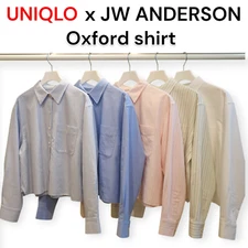 UNIQLO JW ANDERSON Oxford shirt 475718 Authentic JAPAN 2024 AW NEW Authentic