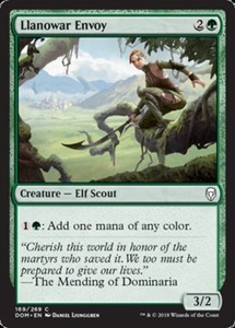 Llanowar Envoy - Foil x1 - Dominaria - NM-Mint, English - Dominaria