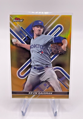⭐ 01/50 RARE - KEVIN GAUSMAN #117 GOLD Refractor 2022 Topps