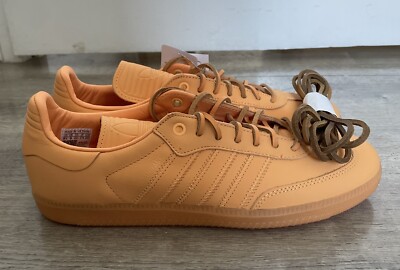 Adidas X Pharrell Samba Human Race 'Orange' IE7293 Men Size 9.5