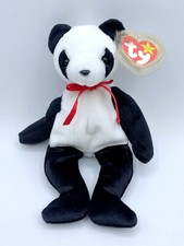 -R TY BEANIE BABY BABIES WITH TAG 1998 FORTUNE PANDA BEAR