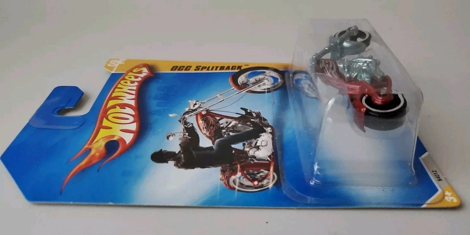 2009 HOT WHEELS OCC SPLITBACK VTWIN MATTEL 42 ORANGE COUNTY CHOPPER MOTORCYCLE - Image 4 of 4