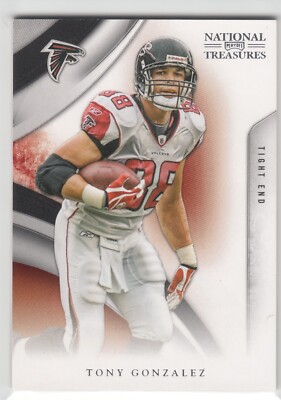 #/99  Tony Gonzalez SP   2009 National Treasures  Base #7  Falcons