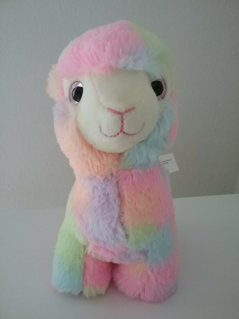 Alpaca Llama Plush Rainbow Pastel Tie Dye Animal 9