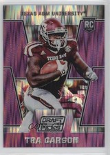 2016 Panini Prizm Collegiate Draft Picks Purple Flash 49/99 Tra Carson #194 1m8