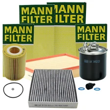 Mann-Filter Air Cabin Fuel Engine Oil Filter Kit For Mercedes-Benz Sprinter 2500