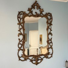 Specchio cornice legno antico specchiera oro