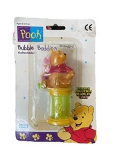 Vintage Disney Winnie the Pooh Piglet Bubble Wand Bubble Buddies New Sealed Toy