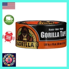 Gorilla Black 1.88 Inch X 10 Yard Duct Tape, Single Roll