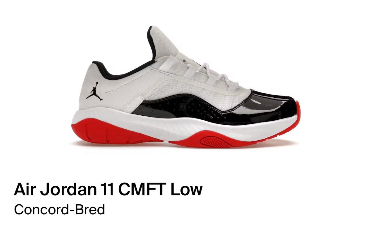 jordan 11 low concord bred hibbett sports