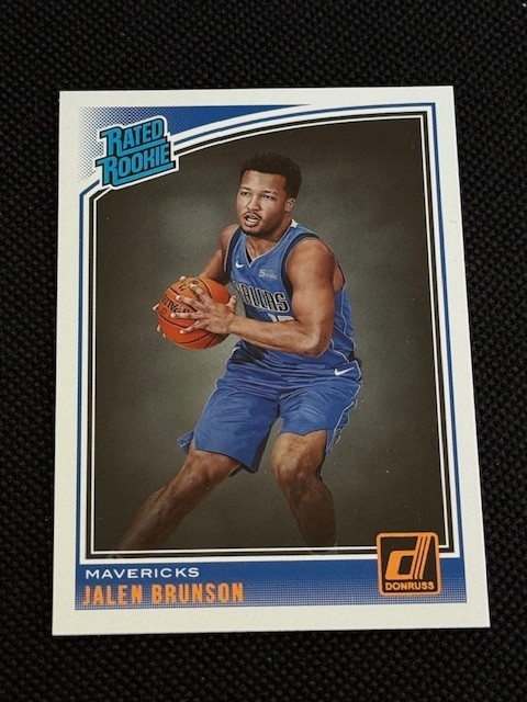 2018-19 Panini Donruss Optic Jalen Brunson #179 Rated Rookie (RC)