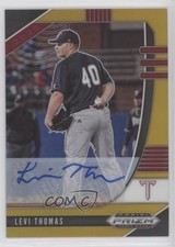2020 Panini Prizm Draft Picks Gold Prizm Auto 4/10 Levi Thomas #PDP109 Auto nd3