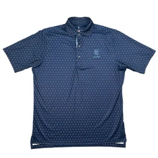 Fairway & Greene Shirt Men's Medium Performance Golf Polo Louisiana TPC All Over