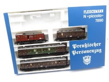 354N - Fleischmann N 7890 - preußischer Personenzug 4tlg. - top in OVP