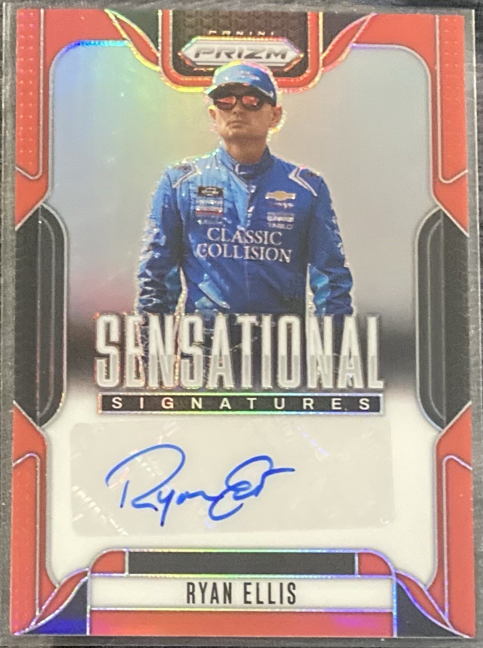 Ryan Ellis 2025 Prizm Racing Sensational Signatures Auto Autograph Red /99