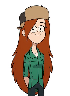Wendy Corduroy Gravity Falls Vinyl Car Decal Sticker 7'' Weatherproof
