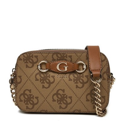 GUESS DAMEN TASCHE CAMERA BAG IZZY MILCH LOGO HW0S86 125