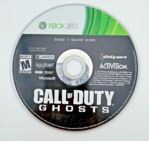 Call of Duty: Ghosts (Microsoft Xbox 360)  - DISCS ONLY