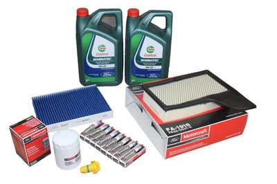 Original Inspektionskit 5,0 V8 Ford Mustang inkl. 10 Liter 5W20 Castrol 54999666