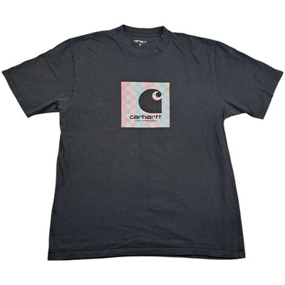 Carhartt T-Shirt Extra Large Herren Schwarz Baumwolle WIP Work Wear Nice Trip Graphic