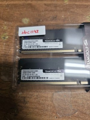 Team Group Elite TED416G3200C22BK 32GB (2x16GB) DDR4 3200 Memory