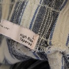 SO Linen Blend Striped Pants High Waist Tapered Leg Preppy Vacationvibes Beach — photo 5