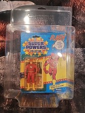 Vintage DC 1984 Kenner Super Powers Collection The Flash MOC with Acrylic case