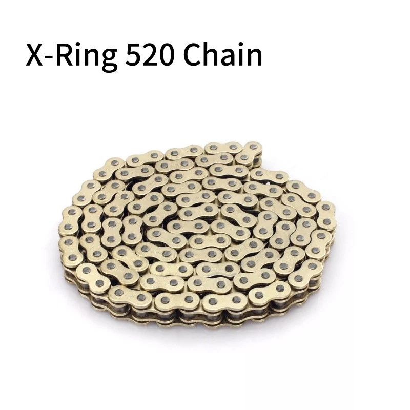 Cadena de oro anillo X 520 paso 120 eslabones para Honda XR200 250 400 500 CRF450 250 150 Foto 4 de 4