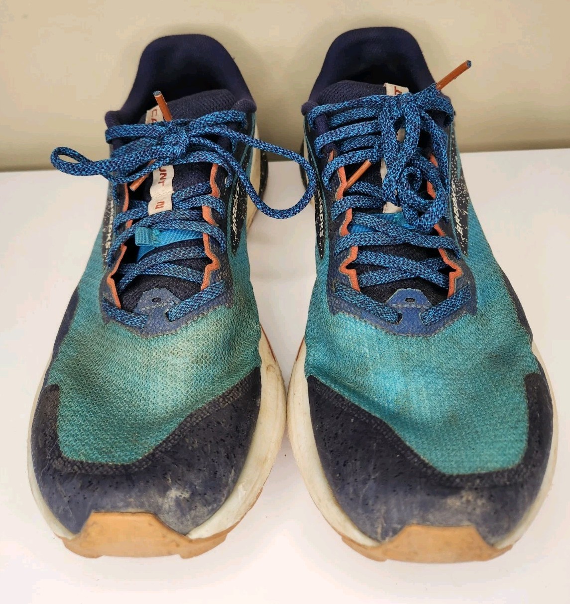 SAOLA Brooks Catamount 2 Peacoat Atomic Blue Scarpe da trekking trail running da uomo taglia 10 5