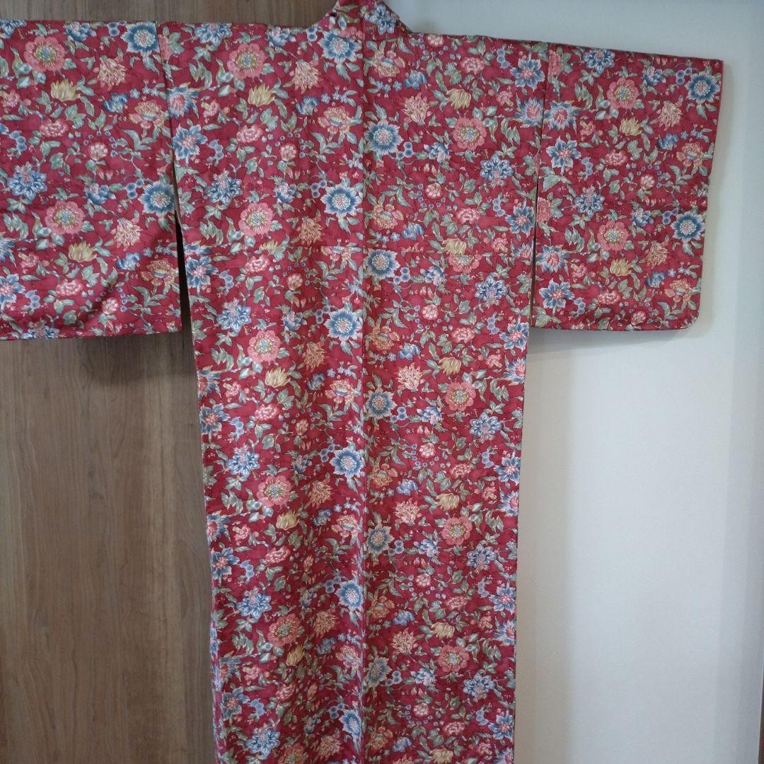 Unique Small Pattern Kimono with Basting Thread, … - image 4