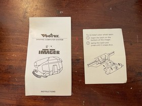 GCE Vectrex 3D Imager 1983 Rare with 3D MineStorm Tested Working