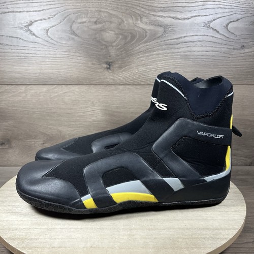NRS VaporLoft Neoprene Paddling Zip Boots Kayak Cold Water Black Mens Size 13