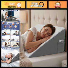 12" Cooling Memory Foam Bed Wedge Pillow for Back Support, Leg Elevation  Comfo