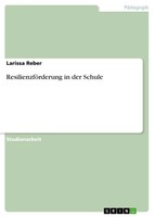 ResilienzföRderung In Der Schule | Larissa Reber | Taschenbuch | 28 S. | Deutsch